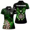 Goofygear Custom Green Lightning Eagle Dart Shirt For Women, Dart Jersey Pocket Option