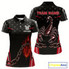 Goofygear Custom Red Flames Scorpion Dart Arrow Darts Shirt For Women Dart Jersey Uniform