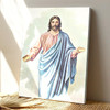 Jesus Canvas Painting With Christ Poster And Bible Verse Canvas Wall Art For Inspirational Christian Gifts And Home