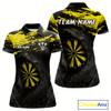 Goofygear Custom Black And Yellow Dartboards Hexagon Dart Shirts For Women Outfits Grunge Dart Jerseys