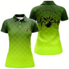 Goofygear Bowling Heartbeat Pulse Line Green Argyle Custom Bowling Team Shirts For Women
