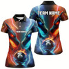Goofygear Personalized Water Fire 3D Dragon 8 Ball Pool Billiard Shirts For Women, Team League Billiard Jerseys