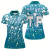 Goofygear Aim The Tip Arrow Pattern Custom Dart Shirts For Women, Funny Dart Team Shirts Dart Jerseys Blue