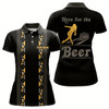Goofygear Personalized Black Retro Bowling Shirts For Women Custom Here For The Beer Bowling Team Jerseys