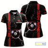 Goofygear Personalized Red 8 Ball Thunder Lightning Billiard Shirt For Women Custom Pool Team League Jersey