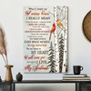 My Soulmate Cardinal Canvas Wall Art Featuring Bible Verse And Scripture For Christian Love And Remembrance Decor