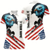 Goofygear Personalized Eagle American Flag Billiard Player Shirts For Women Custom Patriotic Billiard Jerseys
