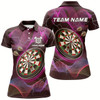 Goofygear Personalized Pink Dartboard 3D Printed Custom Women Darts Shirts, Darts Jerseys For Team Player