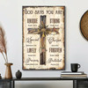 Great Cross God Says You Are Canvas Wall Art Featuring Scripture And Bible Verse For Empowering Christian Decor