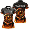Goofygear Personalized Skull Dartboard Fire Flame 3D Printed Darts Shirts For Women Team League Darts Jerseys