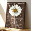 Daisy Canvas I Can Only Imagine Canvas Wall Art Featuring Scripture And Bible Verse For Dreamy Christian Decor