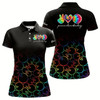 Goofygear Colorful Tie Dye Black Bowling Camo Bowling Shirts For Women Custom Peace Love Bowling Team Jerseys