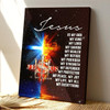 Jesus My Lord My God My King My Everything Canvas Wall Art With Bible Verse And Scripture For Worshipful Christian Decor