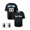 Personalized Men's Miami Marlins Baseball Jersey Black Alternate Style - Custom Team, Name & Number