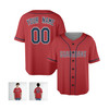 Personalized Men's Cleveland Guardians Baseball Jersey Red Alternate Style - Custom Name & Number