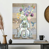Today I Choose Joy Canvas Wall Art With Uplifting Christian Quote And Inspirational Faith Message
