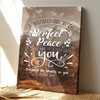 You Will Keep Him In Perfect Peace Isaiah 26 3 Canvas Art With Peaceful Christian Encouragement