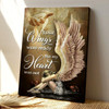 Christian Canvas Wall Art Jesus The Mighty Lion The Gentle Lamb And The Cross Of Redemption In His Eye Canvas Bible