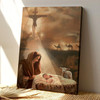 Christian Canvas Wall Art Jesus His Presence Is With Us Always Offering Love Comfort And Peace Through E Canvas Wall Art