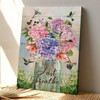 Christian Canvas Wall Art Jesus Just Breathe Today I Choose Joy As I Feel His Love And Grace Surround Me Canvas Bible