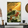 Christian Canvas Wall Art Jesus The Savior Who Redeems Heals And Restores All Who Call Upon His Name Canvas Bible Verse