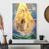 Christian Canvas Wall Art Jesus And Dove Spreading Peace And Love In A World That Needs His Light Canvas Bible Verse