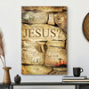God Canvas Christian Canvas Wall Art Bible Verse Wall Art Canvas Who Is Jesus The Savior Who Heals Guides And Empowers