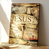 God Canvas Christian Canvas Wall Art Bible Verse Wall Art Canvas Who Is Jesus The Savior Who Heals Guides And Empowers