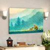Little One Jesus And Lamb Jesus Canvas Poster Jesus Wall Art Gift For Christian