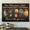 Jesus Canvas Bible Verse Canvas Lion Of Judah Jesus Is The Light In The Darkness Christian Canvas Art