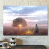 The Light Jesus Canvas Poster Jesus Wall Art Gift For Christian Jesus Christ Wall Art Gift