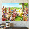 Jesus Preaching Jesus Pictures Jesus Canvas Poster Jesus Wall Art Christ Pictures Faith Canvas Gift For Christian