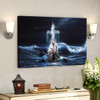 God Canvas Prints Jesus Canvas Art Jesus Outstretched Hands Saves Canvas Wall Art Horizontal Christian Wall Art