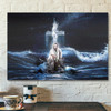 God Canvas Prints Jesus Canvas Art Jesus Outstretched Hands Saves Canvas Wall Art Horizontal Christian Wall Art