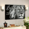 Jesus God Landscape Canvas Prints God Wall Art Be Still And Know That I Am God Black And White Lion