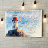 Proverbs 1810 The Name Of The Lord Is A Strong Tower Wall Art Canvas Jesus Christ Wall Art Gift