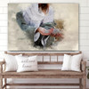 Jesus Holding A Stone Canvas Art Jesus Christ Pictures Jesus Wall Art Christian Wall Decor
