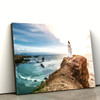 Jesus Christ Standing On Stone Canvas Art Jesus Christ Pictures Jesus Wall Art Christian Wall Decor