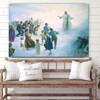 The Last Judgment Canvas Wall Art Christian Canvas Pictures Religious Canvas Wall Art
