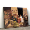 Christ Asks For The Records Canvas Wall Art Christian Canvas Pictures Religious Canvas Wall Art