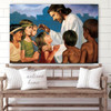 Jesus Christ Blessing Children Nephite Canvas Wall Art Easter Wall Art Christian Canvas Wall Art