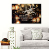 The Light Shines In The Darkness John 15 Bible Verse Wall Art Canvas Religious Wall Decor