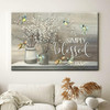 Simply Blessed Wall Art Canvas Christian Wall Art Religious Wall Decor Jesus Christ Wall Art Gift