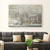Simply Blessed Wall Art Canvas Christian Wall Art Religious Wall Decor Jesus Christ Wall Art Gift
