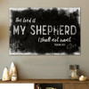 Psalm 231 The Lord Is My Shepherd Wall Art Canvas, Bible Verse Wall Art Decor Religious Wall Decor