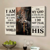 Lion And Warrior Canvas I Am The Son Of A King Wall Art Decor Religious Wall Decor