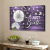 Just Breathe Wall Art Canvas Christian Wall Art Religious Wall Decor Bible Verse Poster For Home