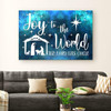Joy To The World The Lord Has Come Christian Christmas Wall Art Canvas Print Religious Wall Decor