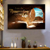 John 1125 I Am The Resurrection And The Life Canvas Wall Art Religious Wall Decor