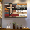Isaiah 4110 Fear Not For I Am With You Rustic Farmhouse Wall Art Canvas Religious Wall Decor